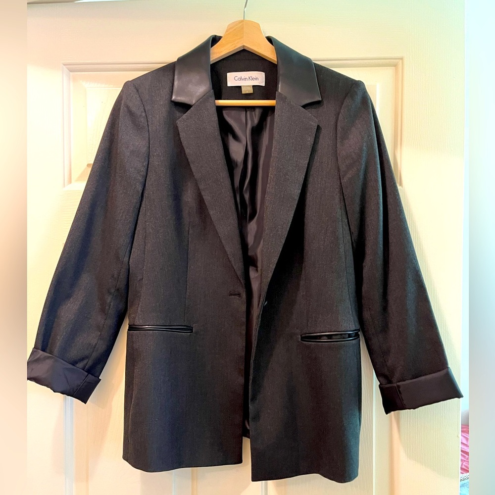 Calvin Klein black/gray blazer